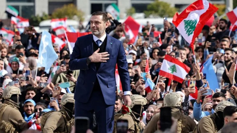 الحريري في بيروت وجمهوره 