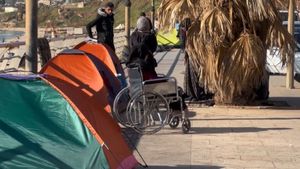 أين يذهب نازحو الرملة البيضا؟