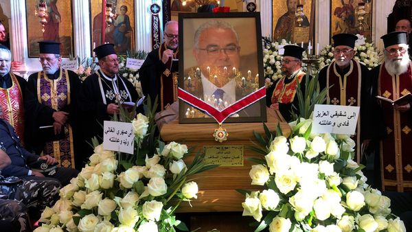 عيتا الفخار تودع الراحل غسان سكاف..