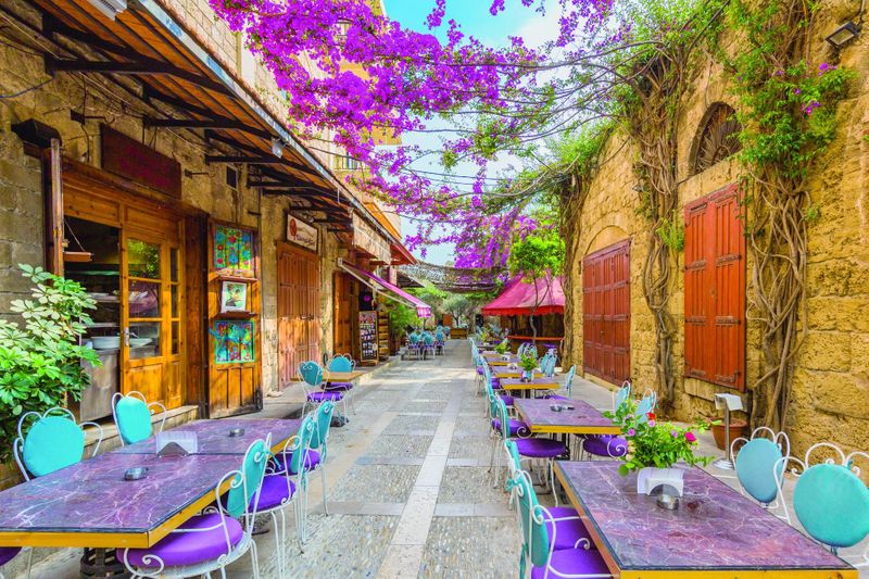 Byblos,,lebanon-,May,4,,2017,:,Restaurants,Of,Old,Souk