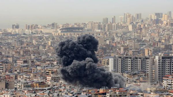 غارة على الضاحية من دون سابق انذار 