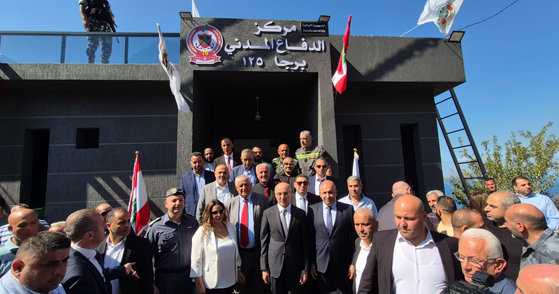 قدرات الدفاع المدني تُعزَّز من برجا... والجيش يتلقّى تمنّيات