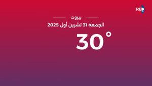طقس الجمعة 31 تشرين الأول 2025
