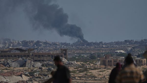 ترامب يعرض خط وقف إطلاق النار في غزة.. 