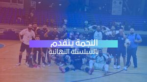 النجمة يفوز بالمباراة الأولى من السلسة النهائية.. والـ NSK يسعى للعودة

