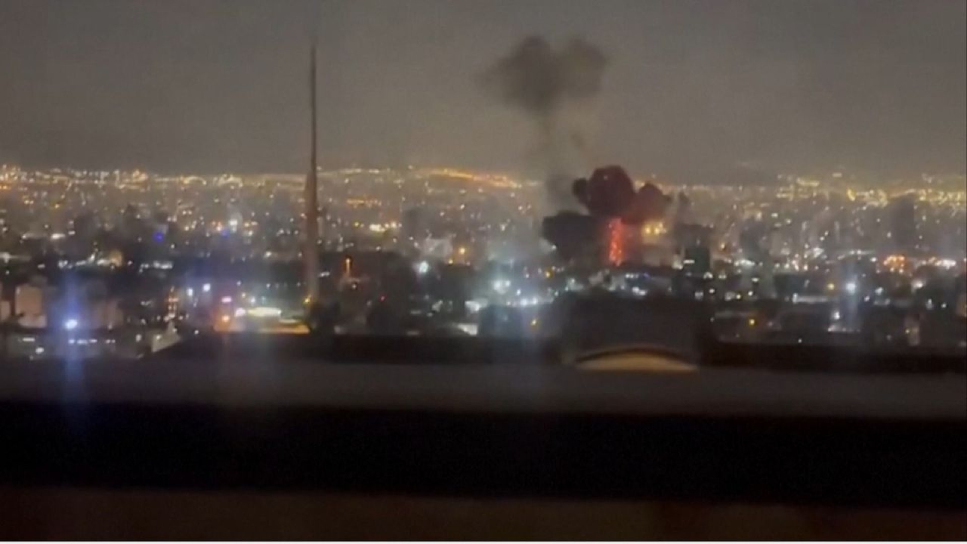 استهداف مناطق عدة في ايران